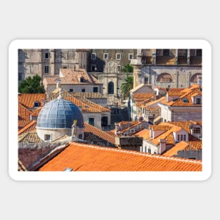 Dubrovnik rooftops Sticker